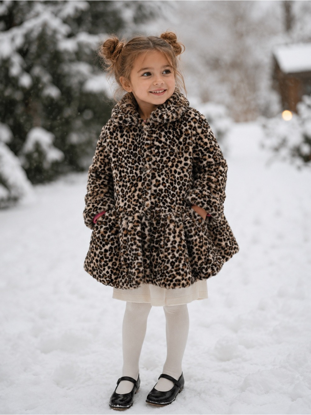 Girls Juicy couture leopard print jacket. Soft, cozy. Excellent condition size 7